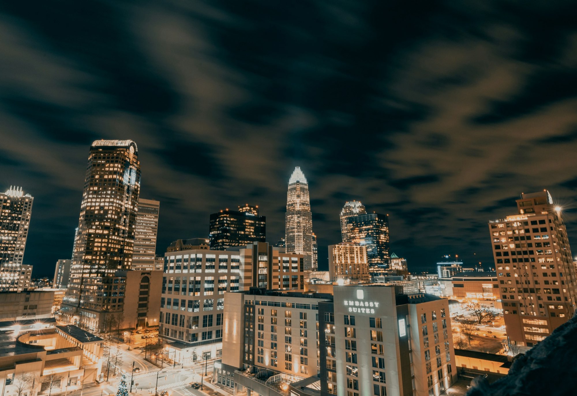 The Charlotte, North Carolina skyline